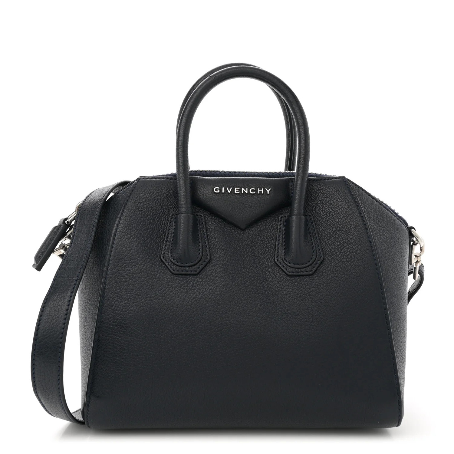 Sugar Goatskin Mini Antigona Night Blue | FASHIONPHILE (US)