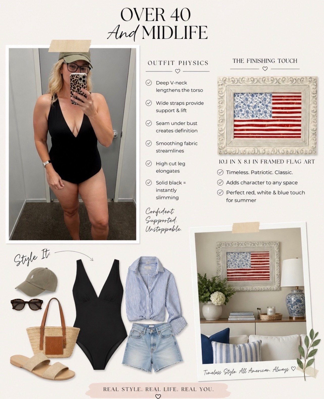 ✨Tap the bell, save and ❤️ for over 40 fashion, midlife style, midsize fashion and luxury looks for less. 

I tried out over 20 swimsuits at Walmart and target and this for our body types was the best one. What I like about it is that it does have adjustable straps so if you have a long or short torso, it fits accordingly the deep version is also very flattering and has a great tummy control the best one out of anyone that I've tried and it's only $22 comes in several colors. Check this one out you won't be disappointed.

👑"Helping you look good, feel good!" - Lindsey Denver




#LTKMidsize #LTKOver40 #LTKPlusSize

Comment SHOP below to receive a DM with the link to this post on my LTK ⬇ https://liketk.it/6apjK ltkover40 ltkplussize primeday2022 walmart_july2022 ltkxprimeday ltkxprime ltkmidsize
