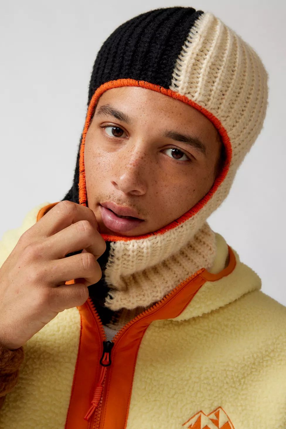 Color Splice Knit Balaclava | Urban Outfitters (US and RoW)