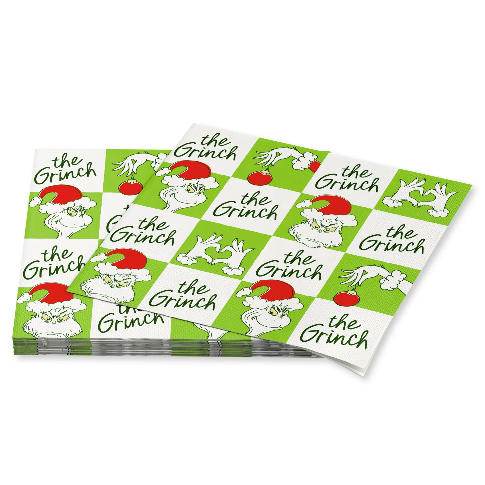 American Greetings Dr. Suess' The Grinch Christmas Paper Party Napkins (18-Count) | Walmart (US)