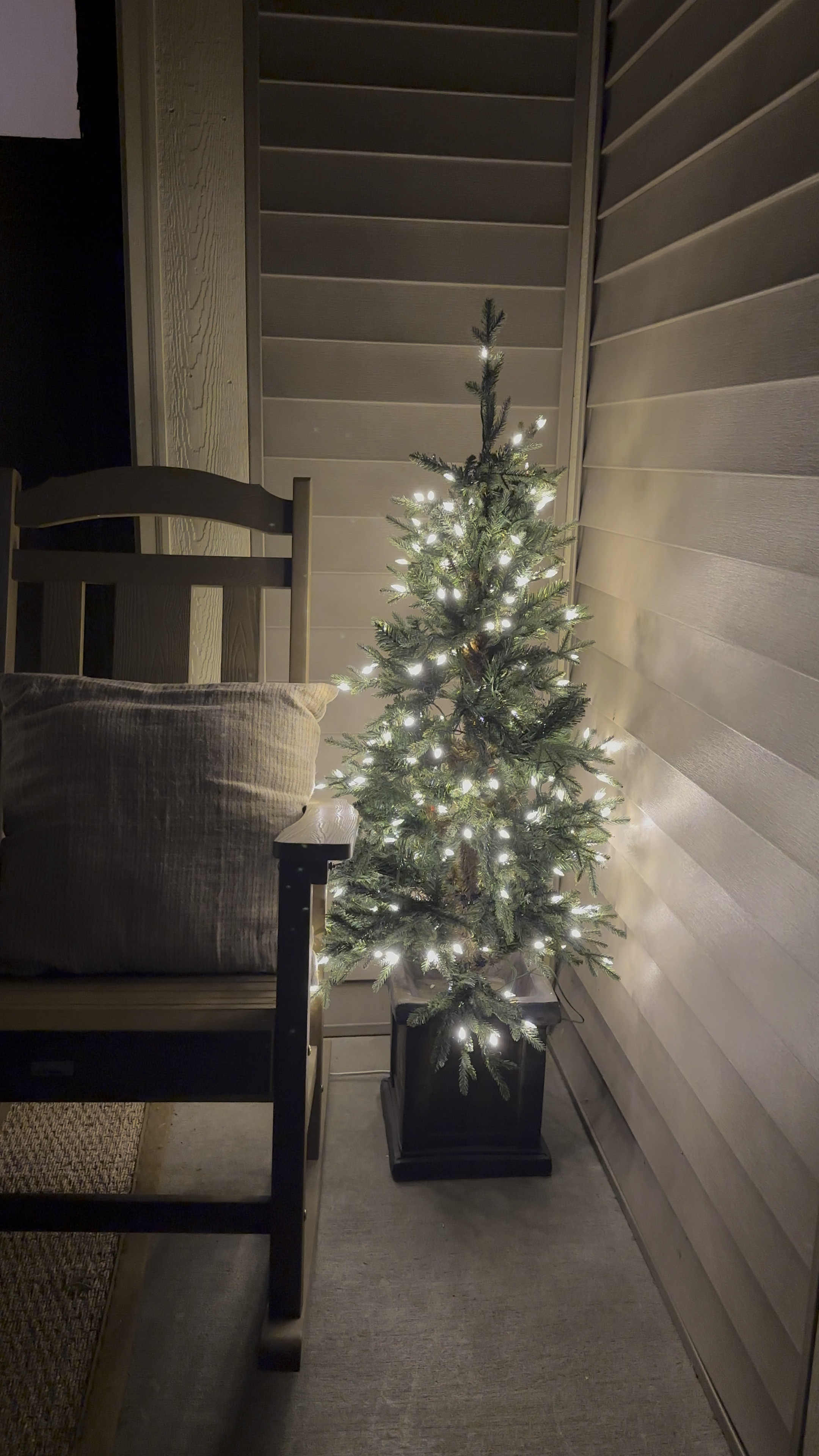 A beautiful addition to our front porch for the holidays. 
My holiday front porch is getting a glow up this year! I am so excited about these two 4.5 foot pre-lit Haven Fraser Fir potted trees with 200 count warm LED lights from @hautedecor_ 



#christmastree 
#christmasdecorating 
#frontporchdecor 
#holidayinspiration 
#myhome2inspire 


#LTKHoliday #LTKSeasonal #LTKGiftGuide