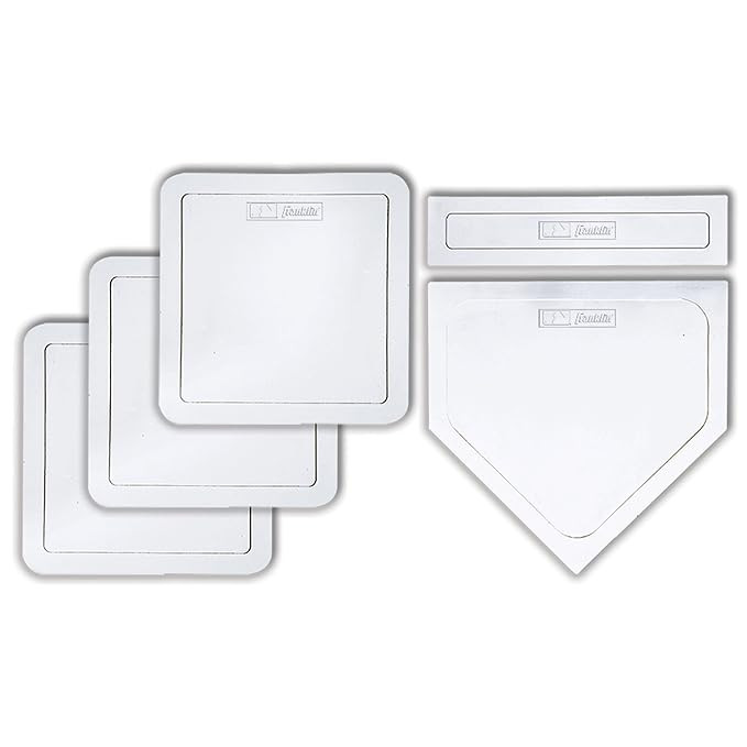 Franklin Sports MLB Baseball 5-Piece Deluxe Throw Down Rubber-Tek Base Set – Baseball, Softball... | Amazon (US)