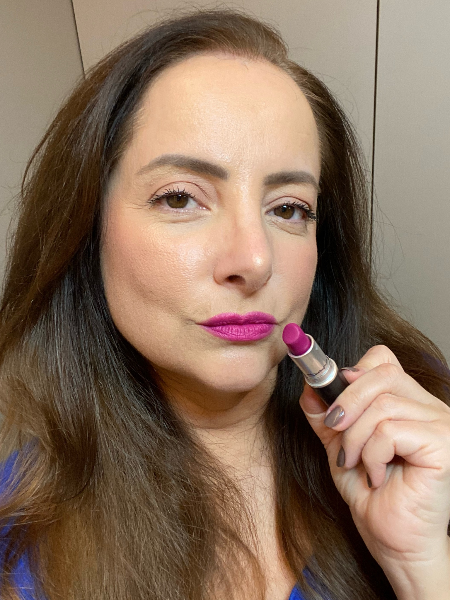 Batom de hoje: Flat Out Fabulous da Mac da Coleção Retro Matte.

#LTKbeauty #LTKbrasil