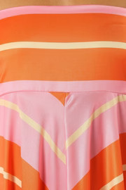 Collie Midi Dress - Orange Stripe | Petal & Pup (US)