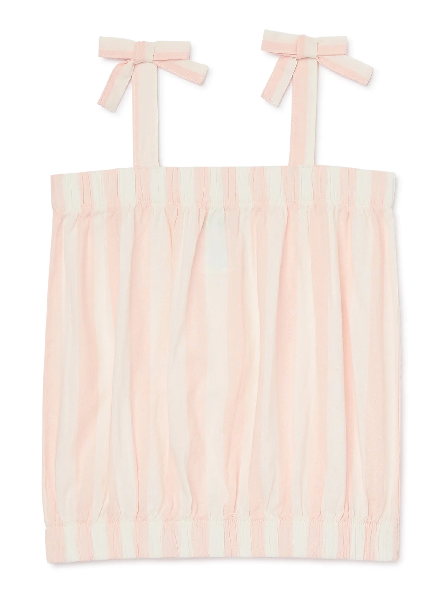 Garanimals Baby and Toddler Girl Tie Shoulder Tank Top, Sizes 12M-5T | Walmart (US)