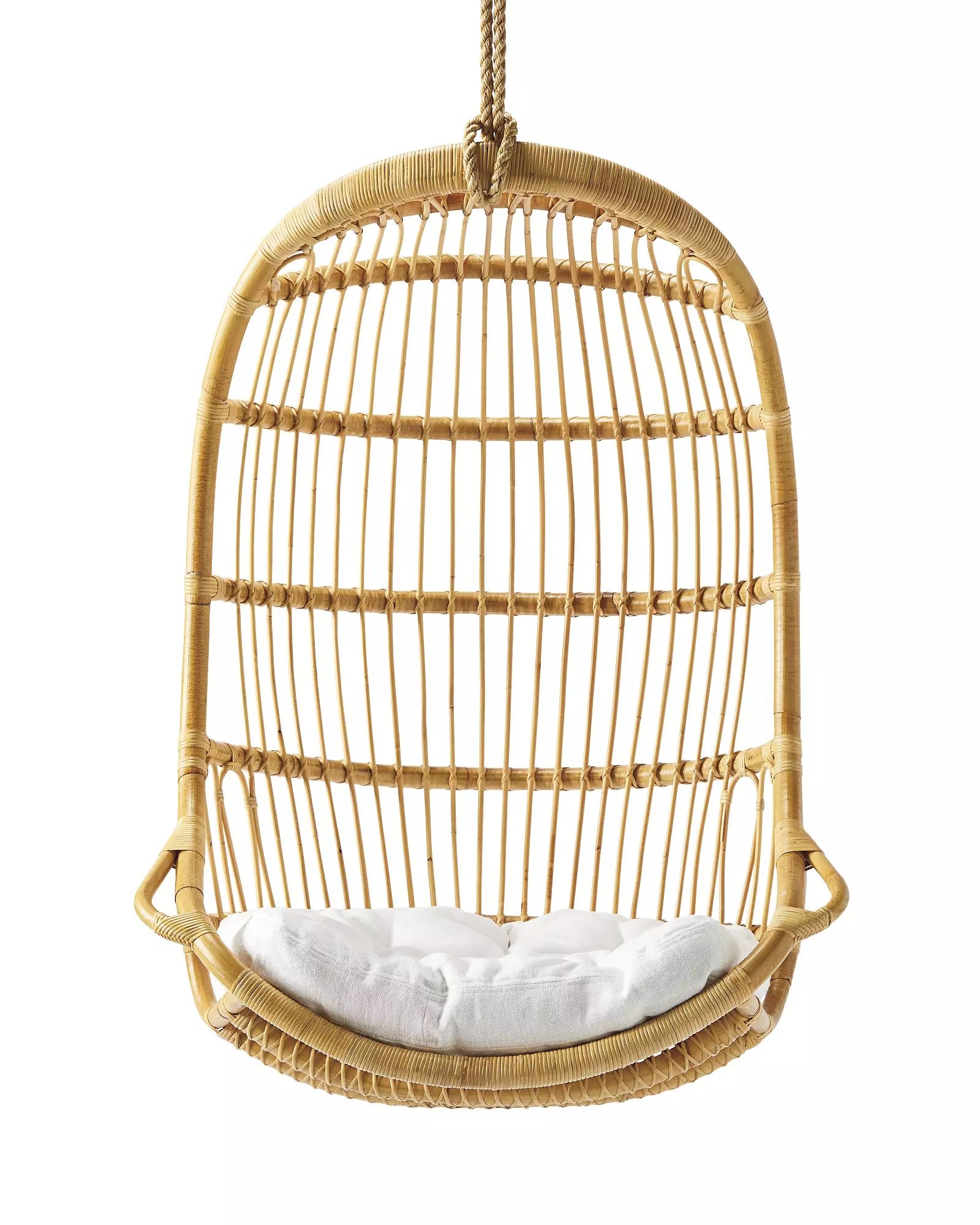 Hanging Rattan Chair Cushion | Serena and Lily