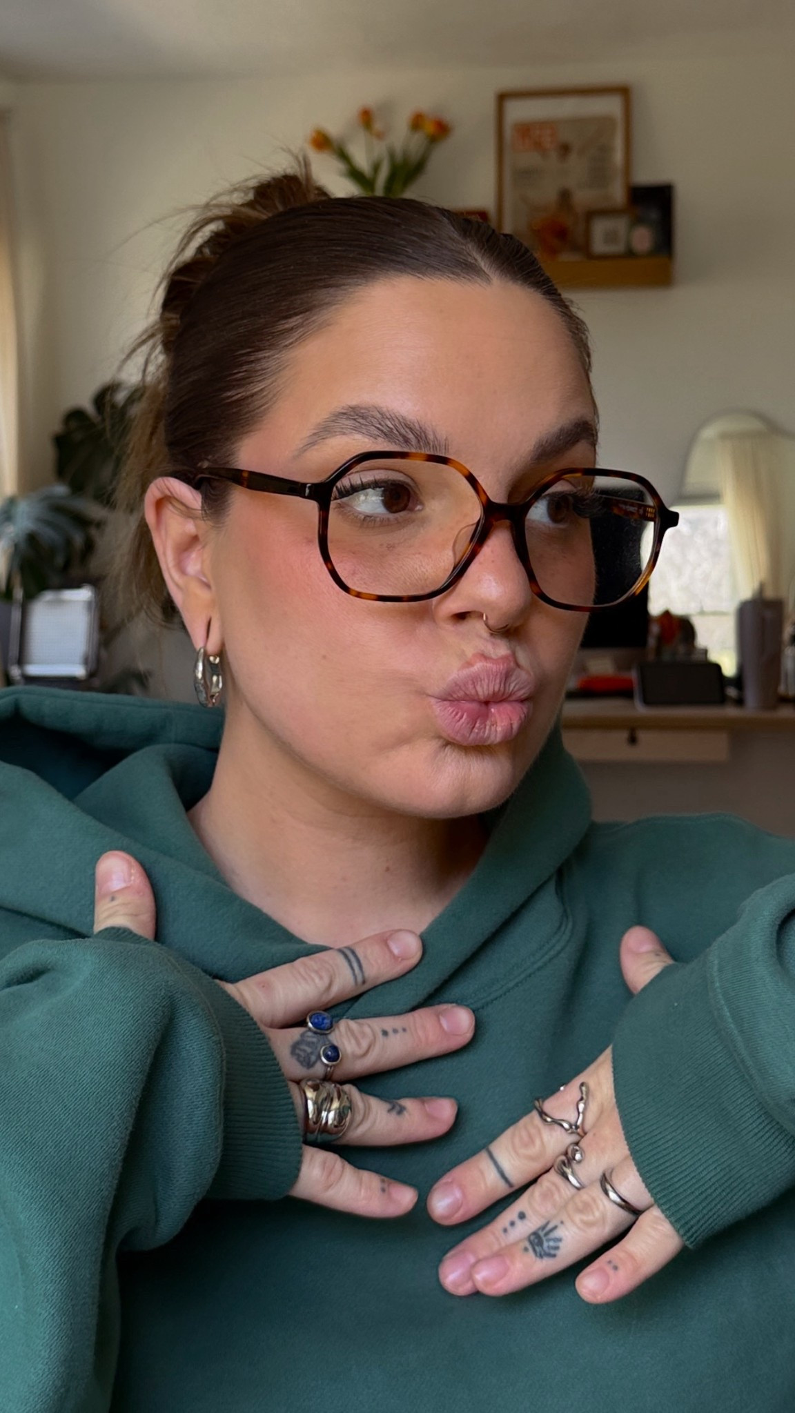 my favorite frames are back in stock 🤎 & wearing a large in the @abercrombie hoodie ◡̈ 

#LTKgrwm #LTKmomlife #LTKSpringSale