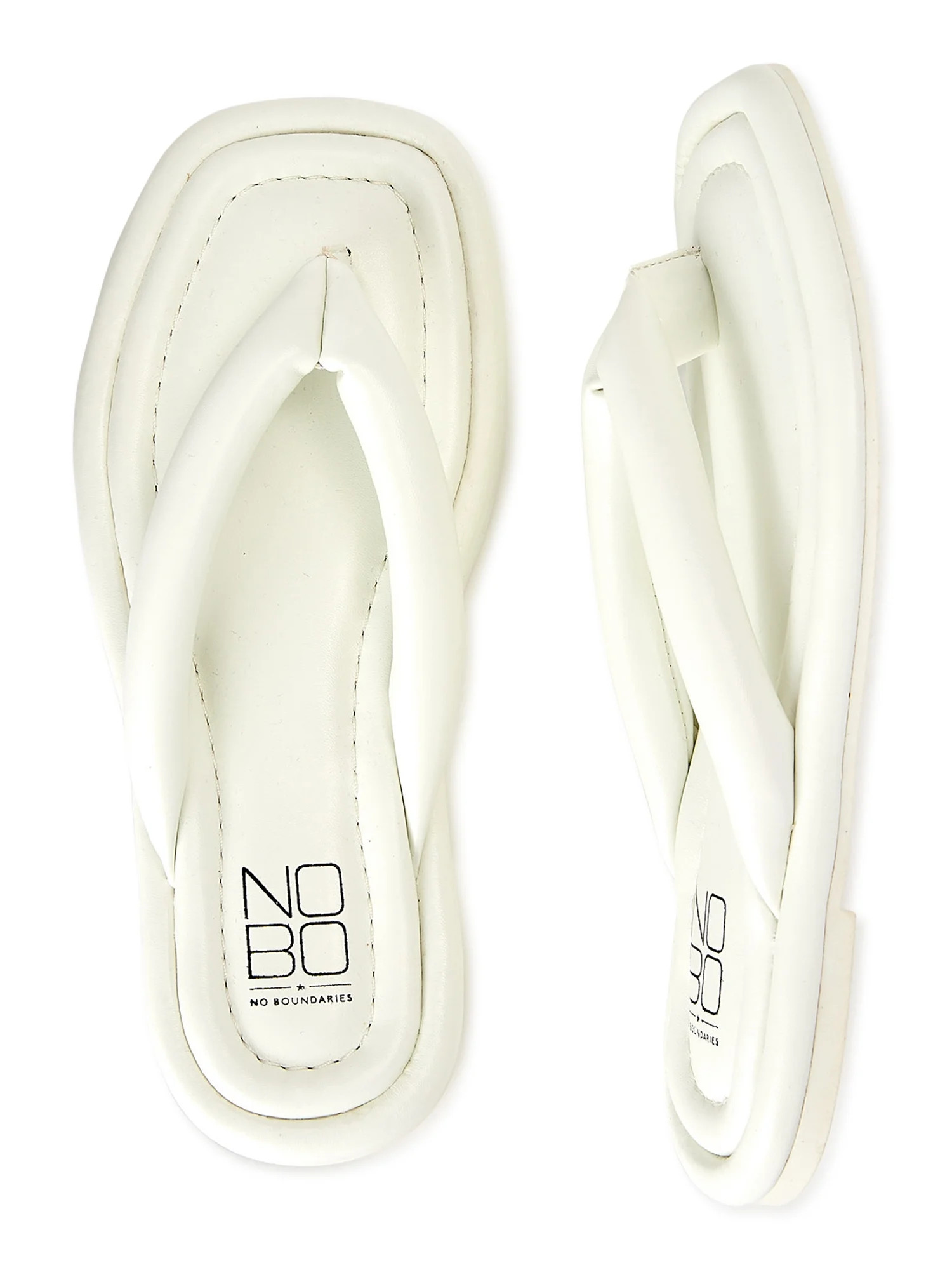 No Boundaries Women’s Puffy Flip Flops | Walmart (US)