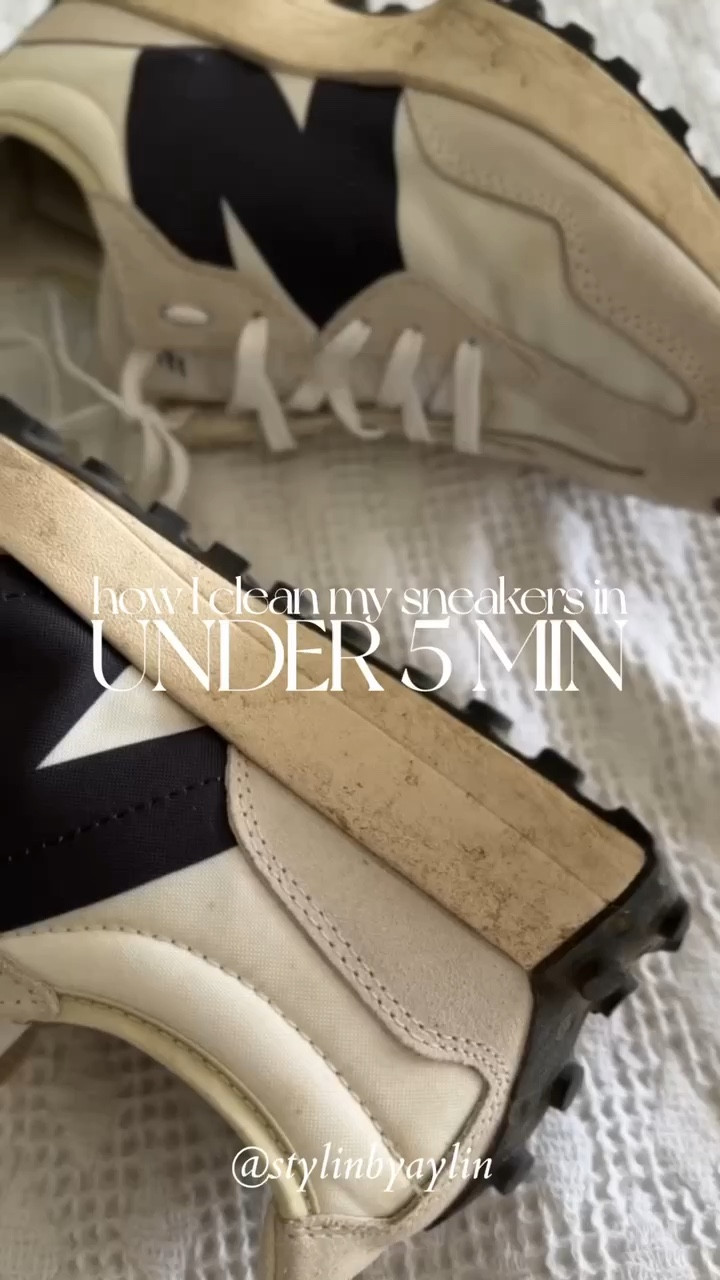 How I clean my sneakers in 5 min! Btw my sneakers are back in stock. One of the comfiest sneakers I own that are also stylish and perfect for everyday✨ StylinByAylin, Aylin, #amazon #sneakers #newbalance

#LTKHome #LTKSeasonal #LTKBeauty