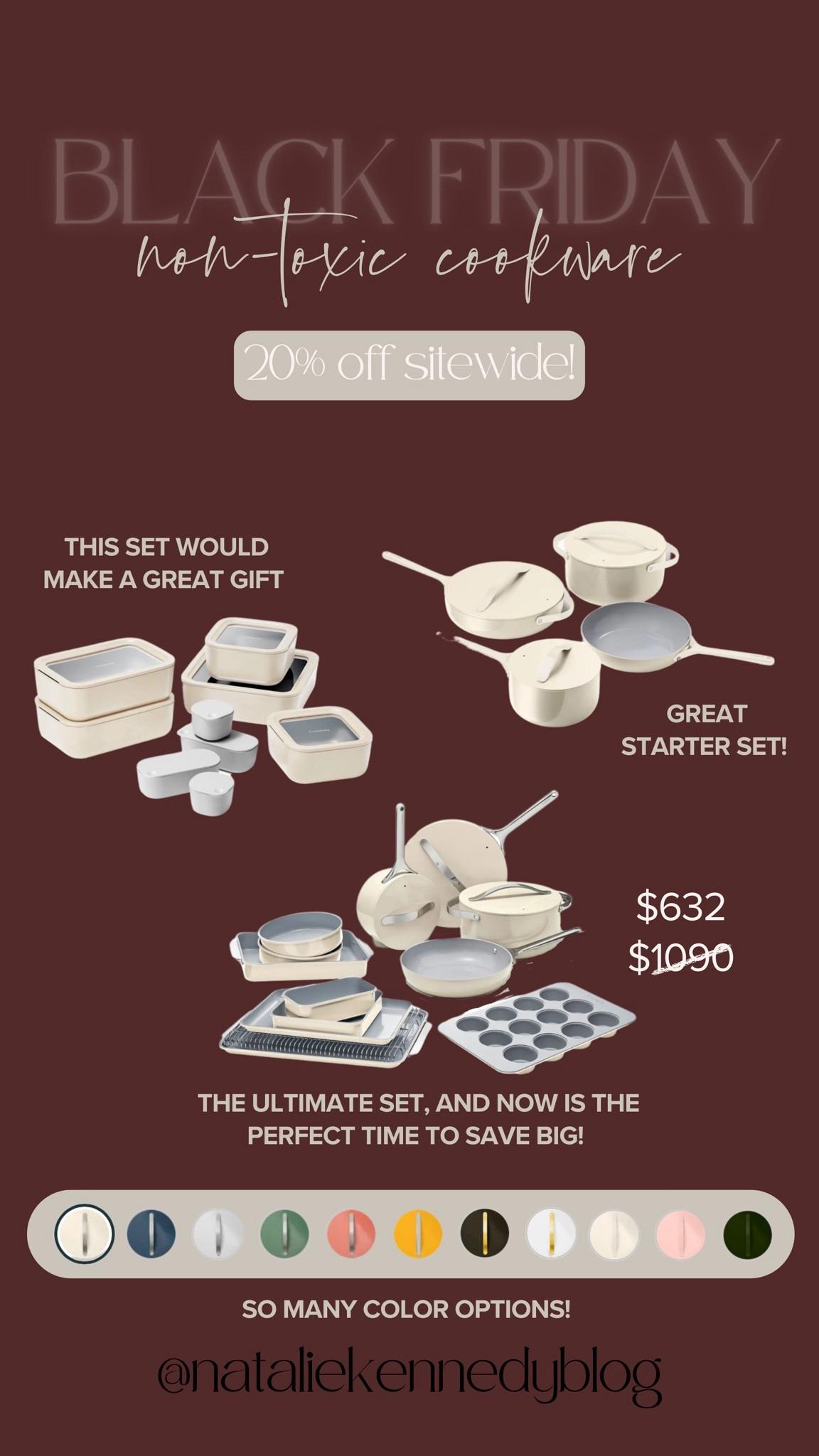 My absolute favorite non-toxic cookware! Take advantage while on sale because you will love this line. It also makes a great gift!

#LTKCyberWeek