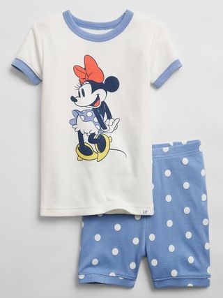 babyGap | Disney Minnie Mouse 100% Organic Cotton PJ Set | Gap Factory