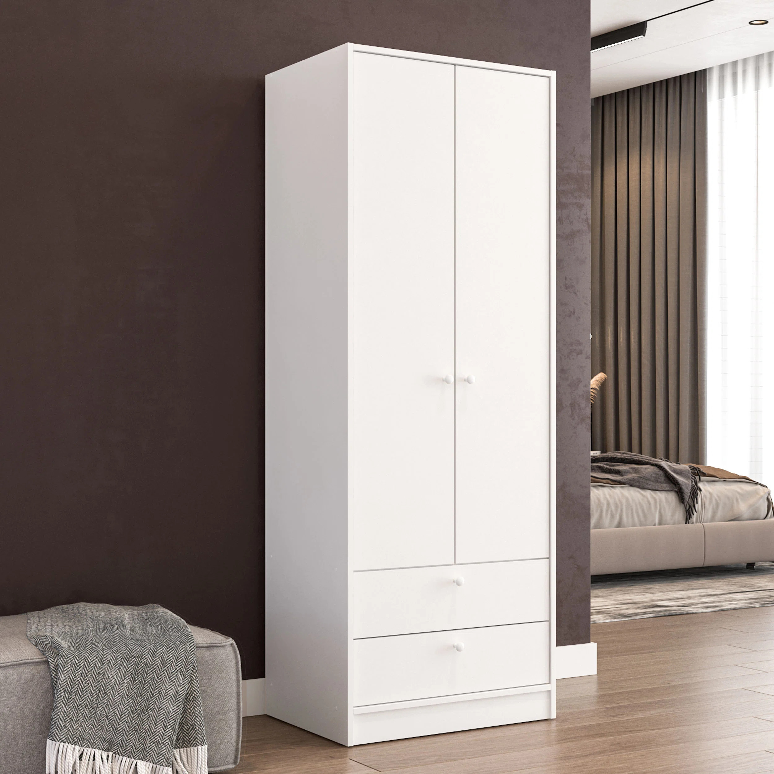Zipcode Design™ Rhiannon Armoire & Reviews | Wayfair | Wayfair North America