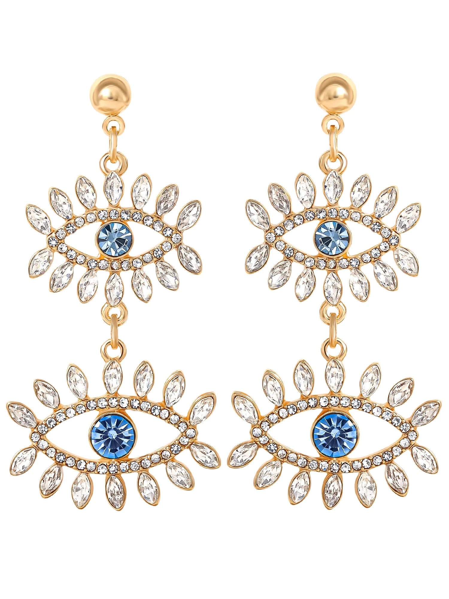 Jessica Simpson Women's Evil Eye Drop Earring | Walmart (US)