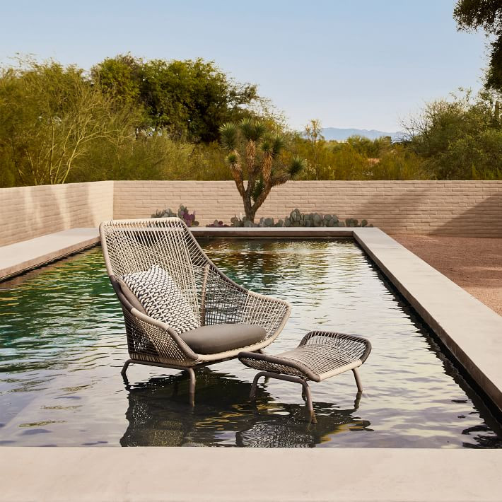 Huron Outdoor Lounge Chair | West Elm (US)