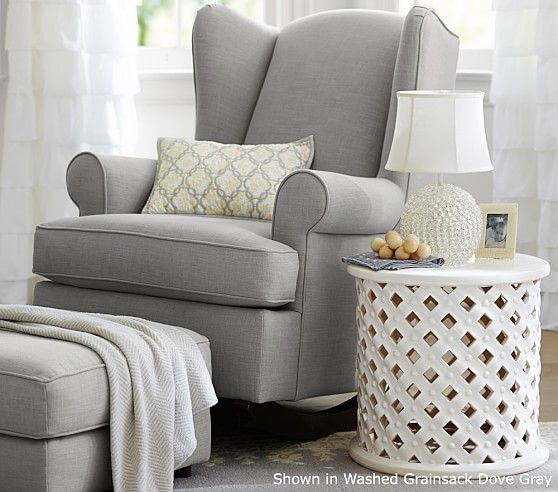 Wingback Convertible Rocker & Ottoman | Pottery Barn Kids