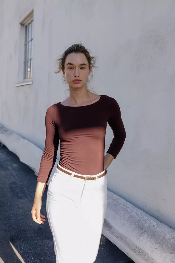 BOATNECK T-SHIRT | Zara US
