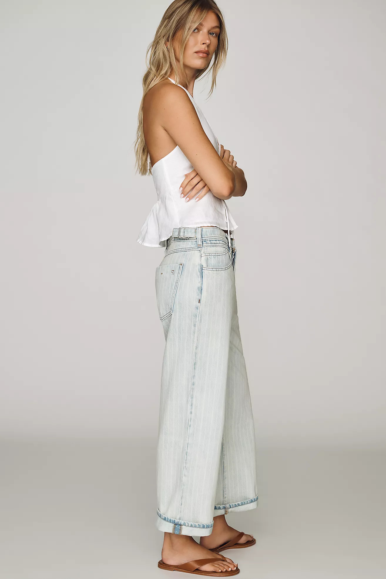 Pilcro X-Boyfriend Uncuffed Mid-Rise Relaxed Jeans | Anthropologie (US)