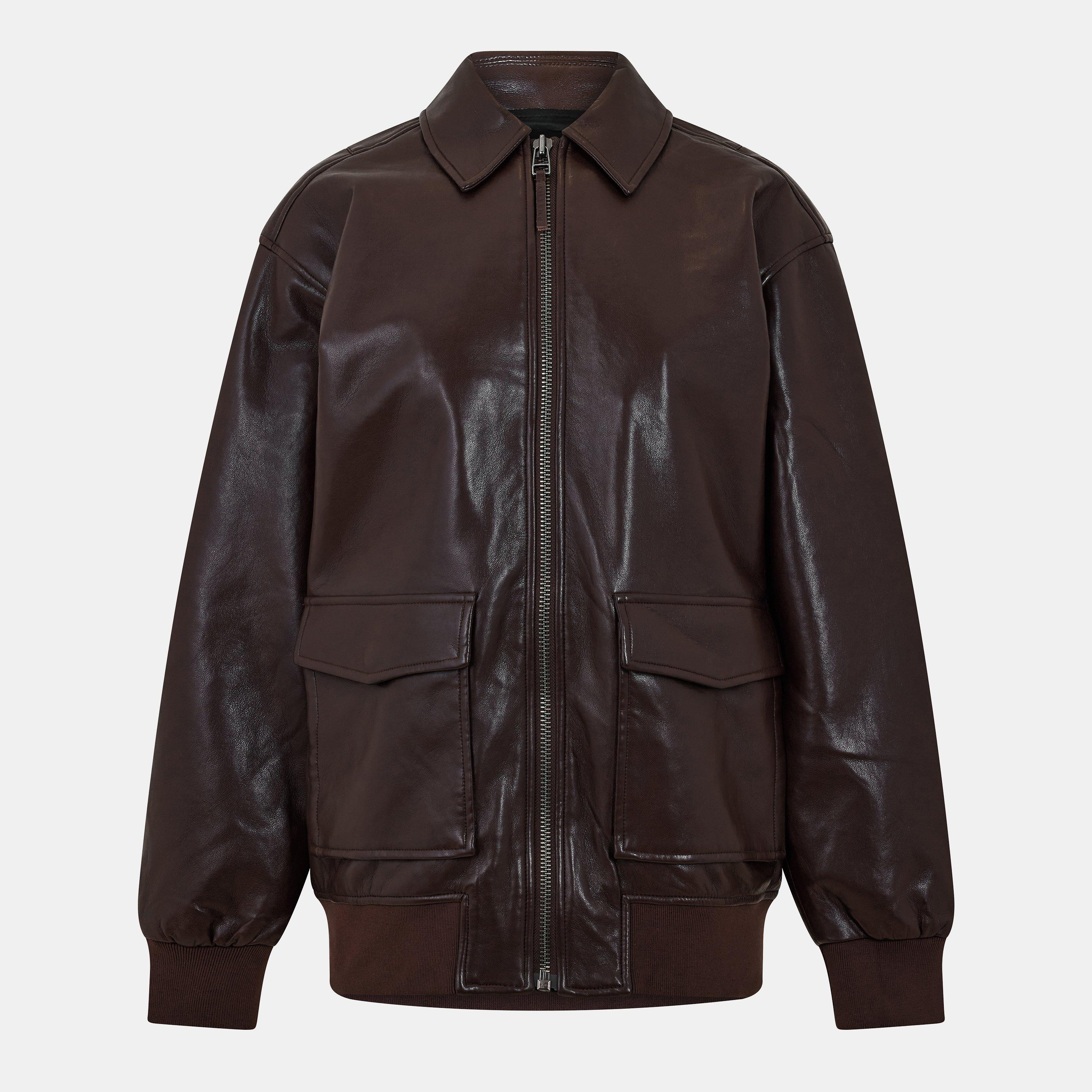 Anine Bing Women's Leather Tailored Fit Jacket | House of Fraser UK