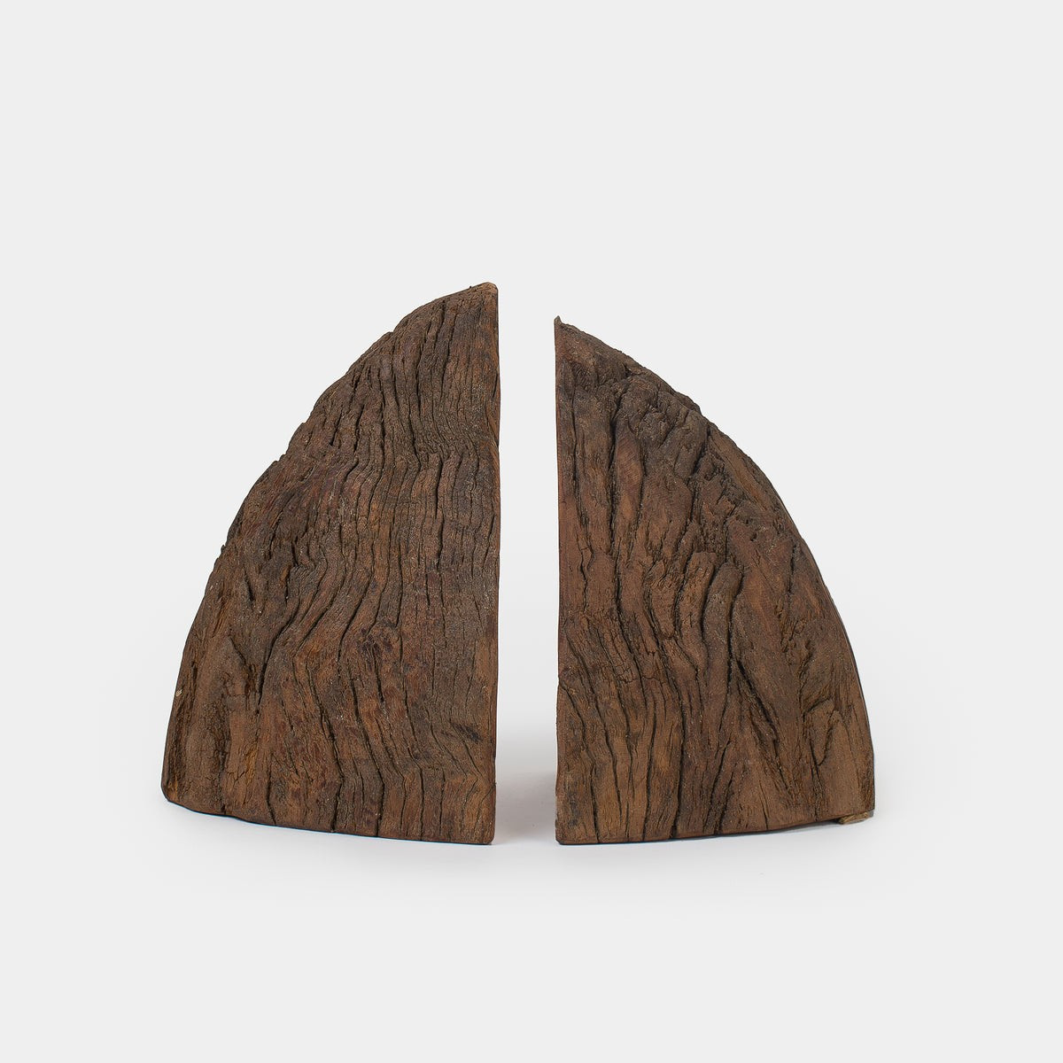 Wood Wheel Cog Bookends | Amber Interiors