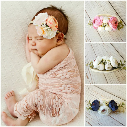 Click for more info about Baby floral headband, Newborn Headbands, Baby Hair bows, Infant Headband ,Toddler Headband, nylon...