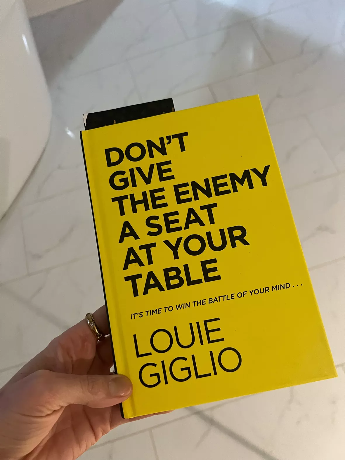Don't Give the Enemy a Seat at Your Table: It's Time to Win the Battle of Your Mind [Book]
