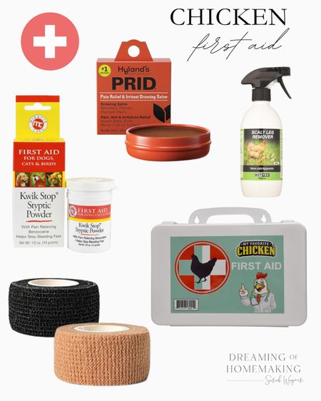 This helps us always be prepared for the chickens when they need first aid! 

#LTKfamily #LTKSeasonal #LTKhome