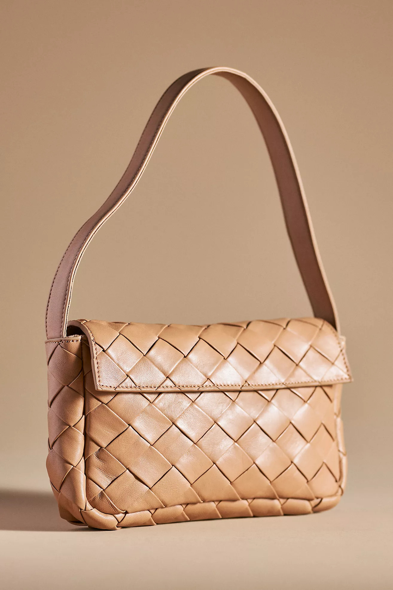 Woven Leather Shoulder Bag | Anthropologie (US)