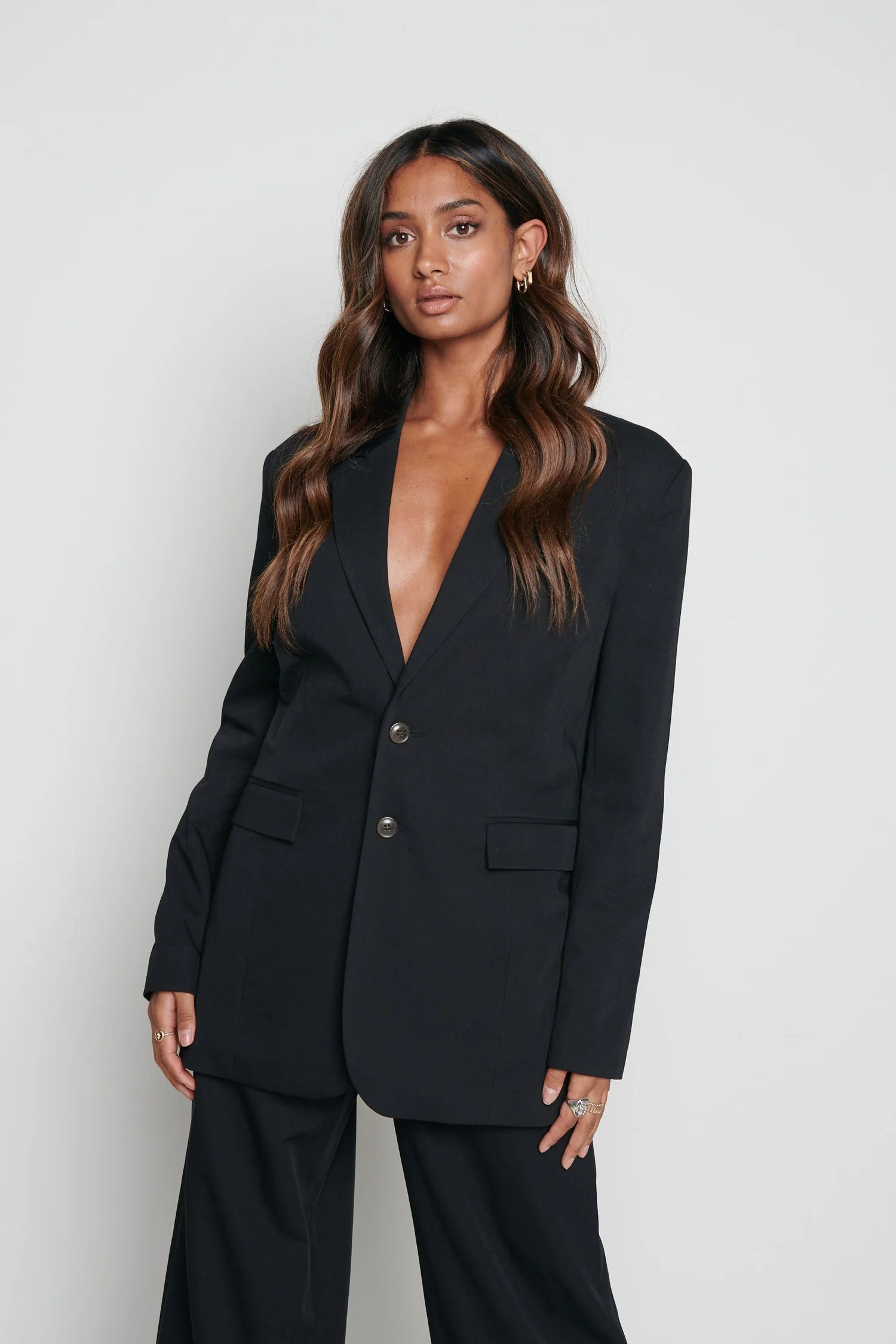 Dylan Dad Blazer - Black | Pretty Lavish (UK)