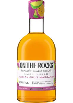 Passion Fruit Margarita Limited Time Release | Ready to Drink by On The Rocks | 375ml | USA | Total Wine