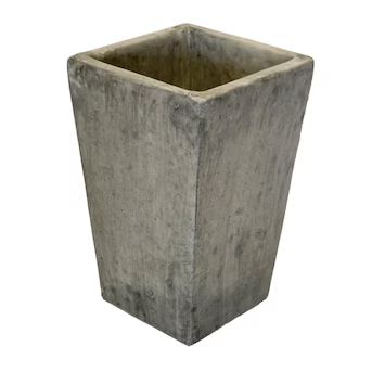 13-in W x 20-in H Pre Aged Concrete Planter | Lowe's