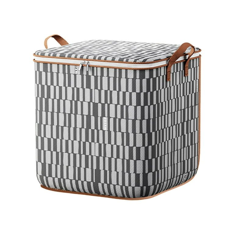 xgfhyjeh Clothes Storage Bag Foldable Fabric Closet Organizer Storage Bags for Clothes with Reinf... | Walmart (US)