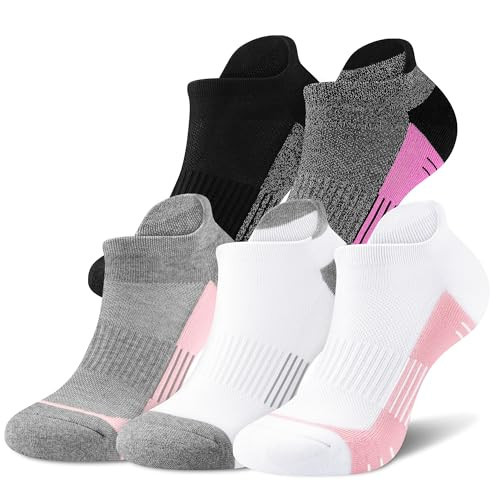 OGW Women's Ankle Socks for Athletics 5-Pack - Cushioned Sock with Arch Support,Moisture-Wicking for Running/Yoga/Gym,size 5-12 | Amazon (US)