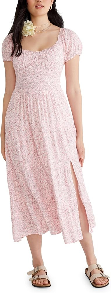 Aeropostale Women's Tiered Midi Dress | Amazon (US)