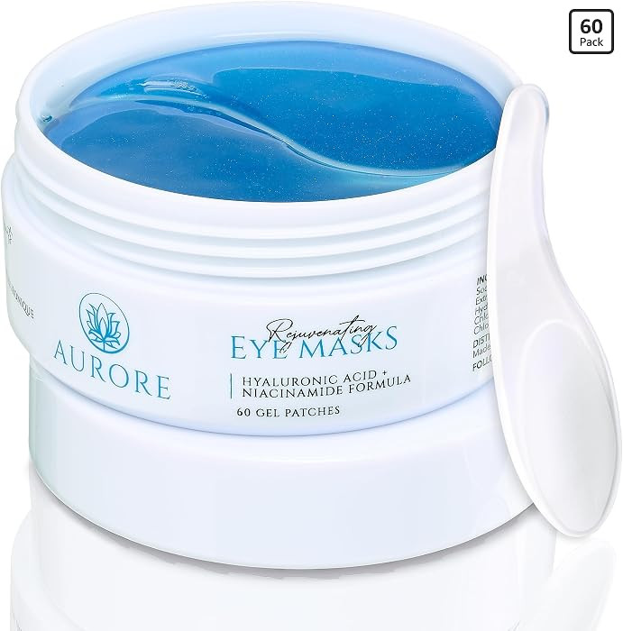 AURORE Under Eye Patches for Dark Circles, Puffy Eyes, Wrinkles, Fine Lines with Hyaluronic Acid,... | Amazon (US)