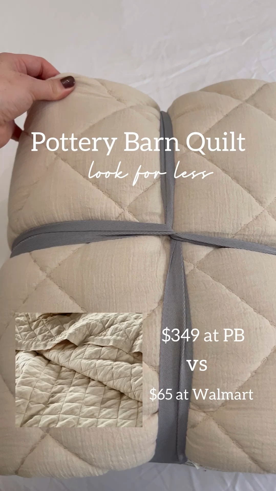Look for less!  I purchased the Solid Print9!  This quilt is perfect year round. 

Pottery Barn dupe | Walmart bedding | fall quilt | fall bedding 

#LTKHome #LTKStyleTip #LTKSeasonal