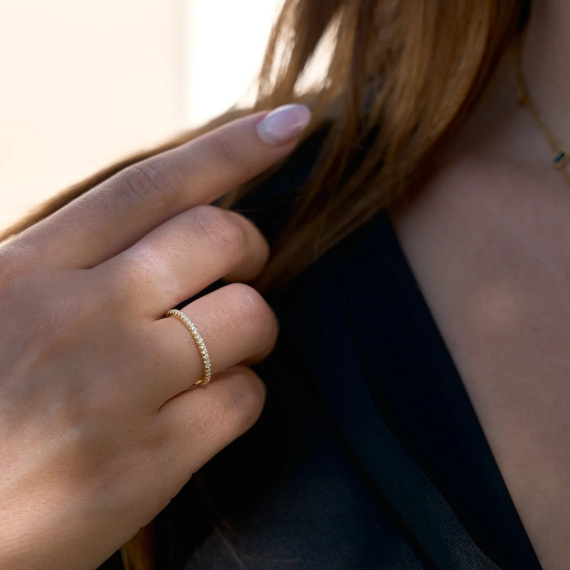 Crystal Stackable Ring | Nikki Smith Designs