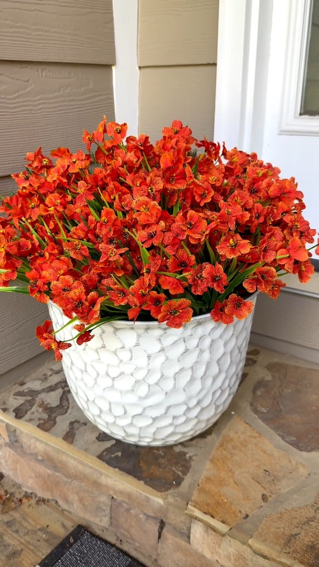 Pool Noodle Hack is back for Fall! Y’all, don’t knock it till you try it..these faux flowers are a perfect & inexpensive way to update your home decor from season to season. My spring/summer flowers lasted literally alllll season long & still look amazing. 
Transition from summer to fall in 10 minutes by simply switching out your faux flowers. These were budget friendly because they came with 24 bundles so I only needed 2 boxes! 

I love how these orange made my front porch pop with fall! Now, I need some pumpkins! 

What do you think? What are you looking forward to in this next season? 🎃🍁🍂🧡



#momlife #momsofinstagram #ltkseasonal #falliscoming #falldecor #fauxflowers #amazonhomeideas #fallporchdecor #fallseason #poolnoodlehacks #homedecorhacks #hacks #momsover30 #fall #orangeflowers #falltime #seasonaldecor 

#LTKHome #LTKSeasonal #LTKFindsUnder50