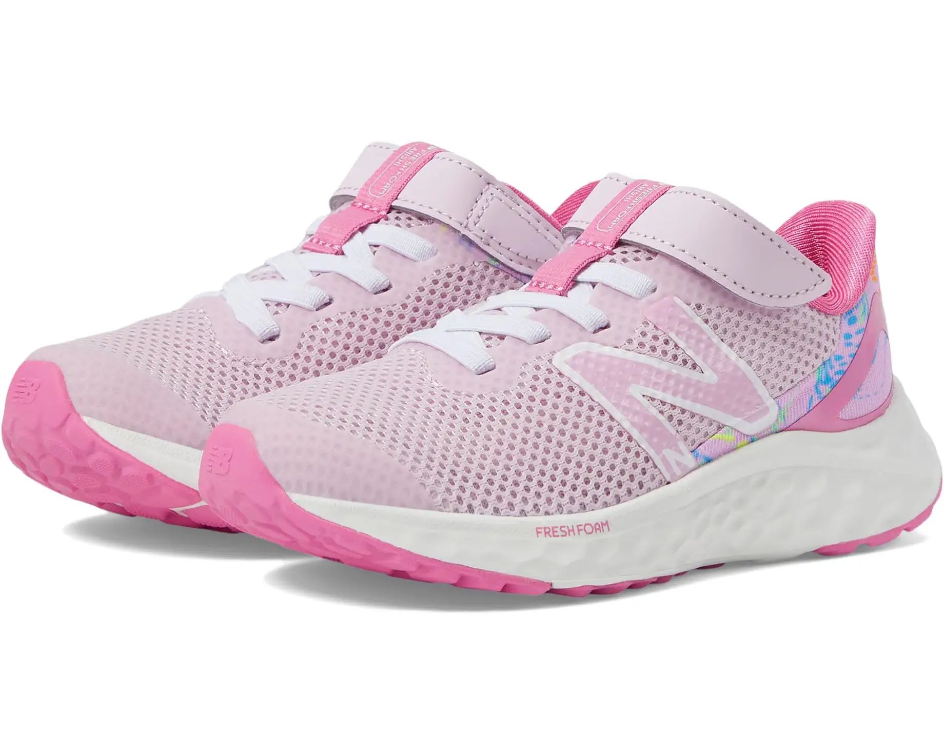 New Balance Kids Fresh Foam Arishi v4 Bungee Lace with Hook-and-Loop Top Strap (Little Kid) | Zappos