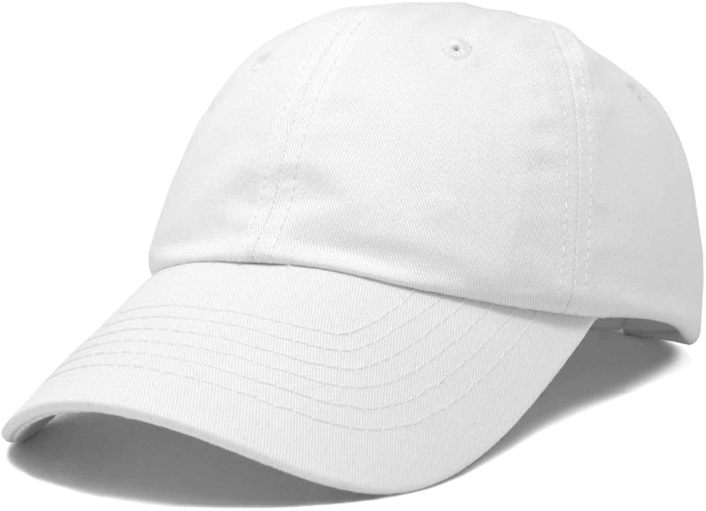 DALIX Womens Cap Adjustable Hat 100% Cotton Black White Gold Lavender Blue Pink Lime Green Hot Pi... | Amazon (US)