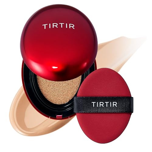 TIRTIR Mask Fit Red Cushion Foundation | Japan's No.1 Choice for Glass skin, Long-Lasting, Lightweight, Buildable Coverage, Semi-Matte (25N Mocha, 0.63 Fl Oz (Pack of 1)) | Amazon (US)