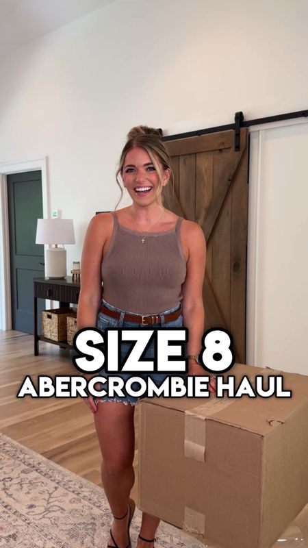 Abercrombie haul! 
15% off almost everything site-wide at Abercrombie (25% off all tees, knit, & tanks - even YPB! 🤩) & ⭐️ use code AFMORGAN  for extra 15% off!! My code stacks on top of sale! 7/5-7/8 ⭐️

Sizing info: 
My measurements: 29” waist at smallest part, 40” hips at widest part, 36.5” at widest part of my chest/bust, I’m 5’5, true size 29/8, & 150lb
Sizes:
•TTS - size 29 in all denim shorts & jeans for the perfect fit. 💗 (I do not wear the curve love anymore after losing weight) & TTS size 29 in wide leg linen pants and the black dress shorts. All pants/jeans are the regular length & I’m 5’5
•all tees, tanks, tops, shorts, & dresses TTS - M (regular on length & I’m 5’5)

#LTKSaleAlert #LTKSummerSales #LTKFindsUnder50