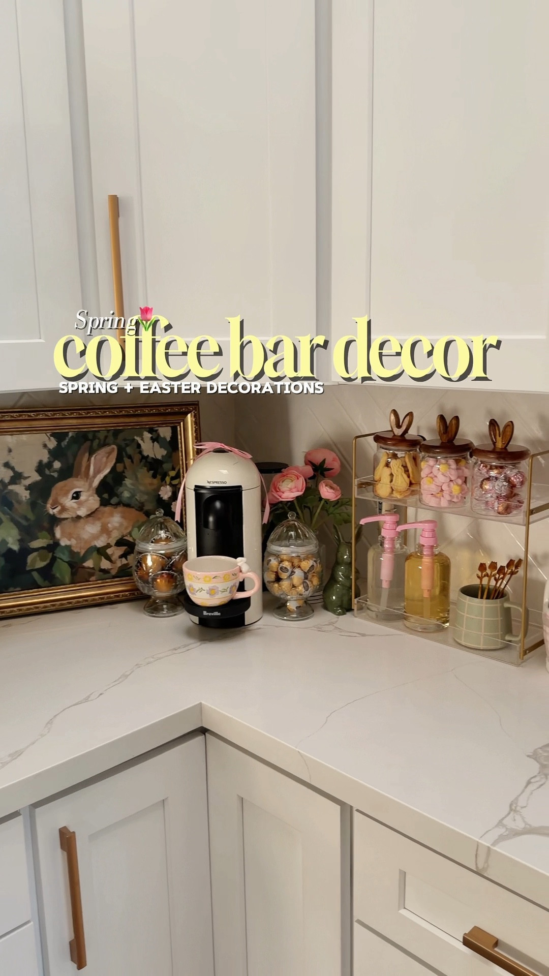 Let’s decorate my coffee bar with all the spring and Easter must haves! 🌷🦋🌼🐰

#LTKHome #LTKSpringSale #LTKSeasonal