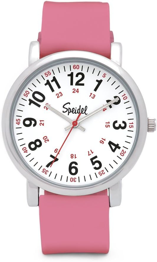 Speidel Original Scrub Watch - Medical Scrub Colors, Easy Read Dial, Second Hand, Water Resistant | Amazon (US)