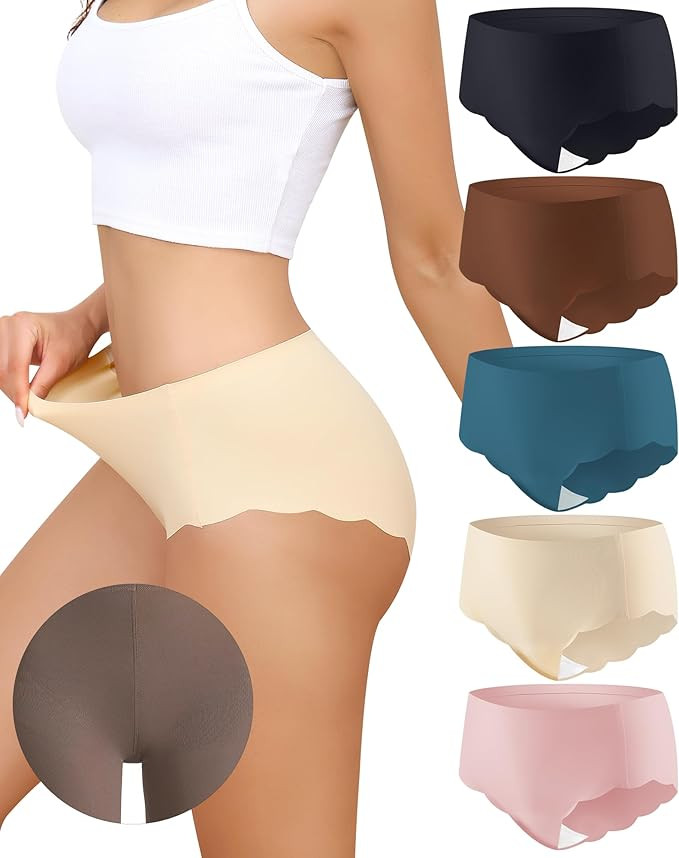 LEVAO Camel Proof Seamless Underwear No Panty Lines No Show Womens Active Underwear Breathable fo... | Amazon (US)