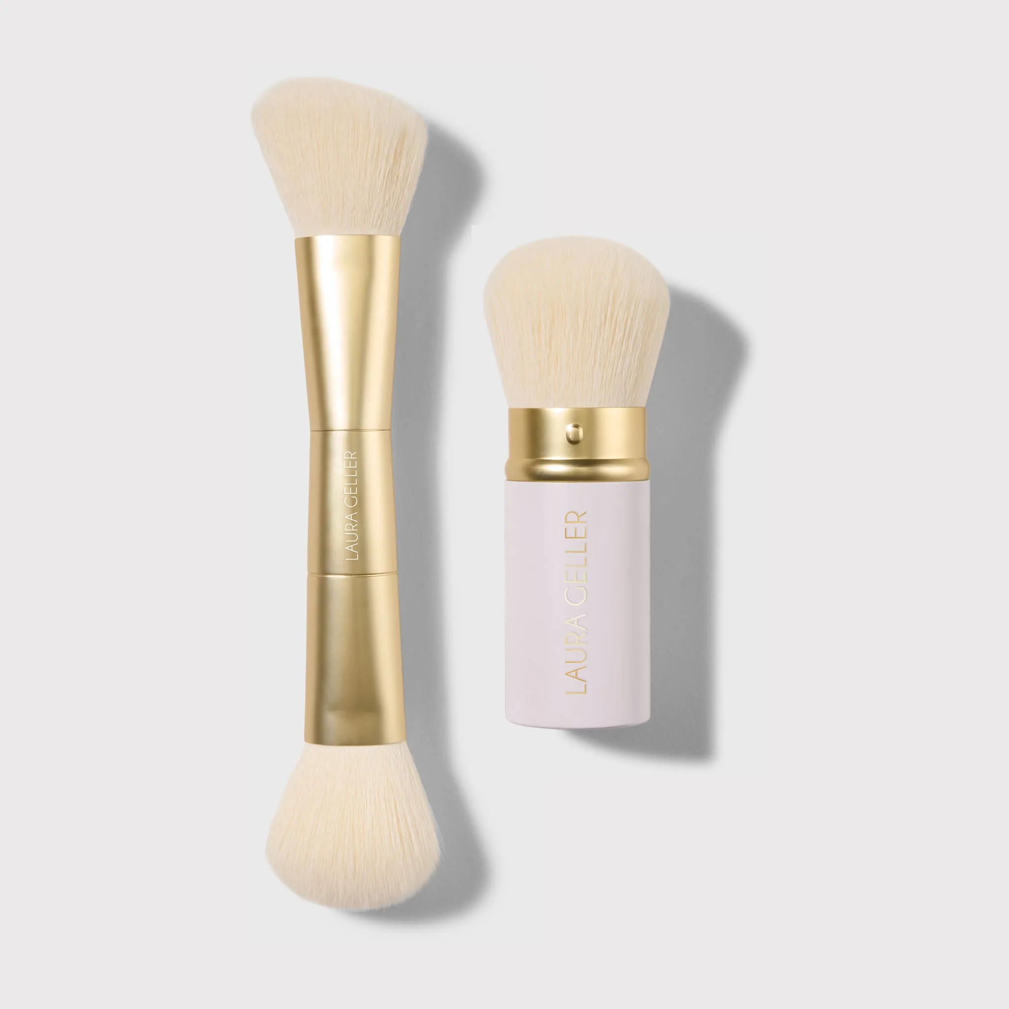 Limited Edition Face It All 2PC Face Brush Set | Laura Geller