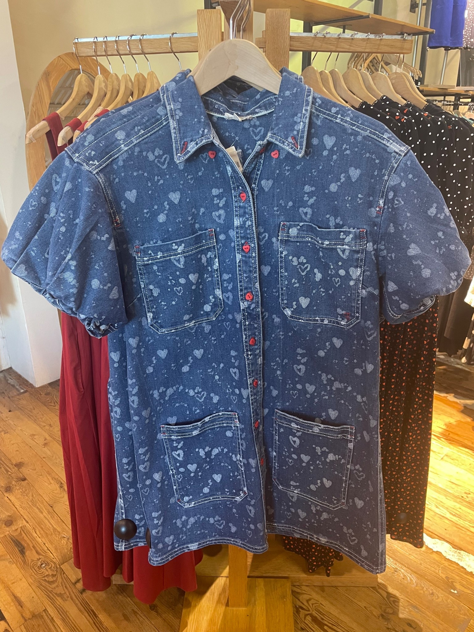 Cute, denim, Valentine’s dress from Anthro! 

#LTKWorkwear #LTKSeasonal #LTKValentine