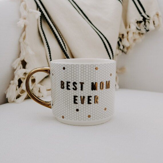 Best Mom Ever Tile Coffee Mug  Coffee Mugs for Mom  | Etsy | Etsy (US)