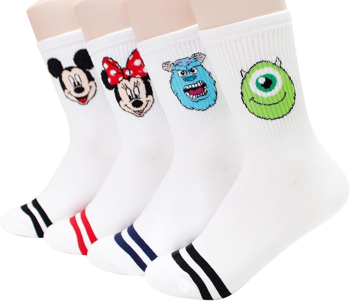 Cartoon Character Series Women and teen girls Licensed Socks Collection | Amazon (US)
