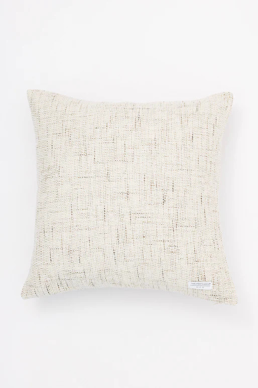 Alma Basketweave Pillow - Pearl - 2 Sizes | THELIFESTYLEDCO