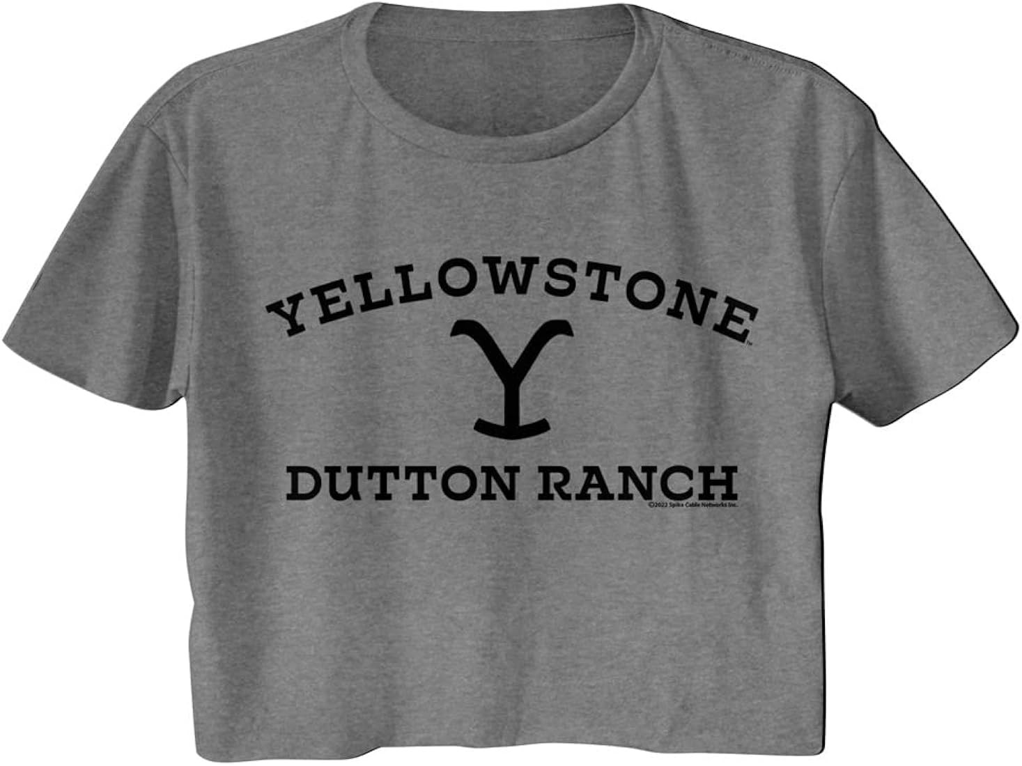 Yellowstone T Shirt Dutton Ranch Logo Ladies Short Sleeve Crop Top T Shirts Graphic Tees Womens S... | Amazon (US)